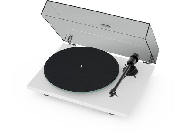 Pro-Ject T1 EVO - hvit Platespiller med Ortofon OM10 pickup
