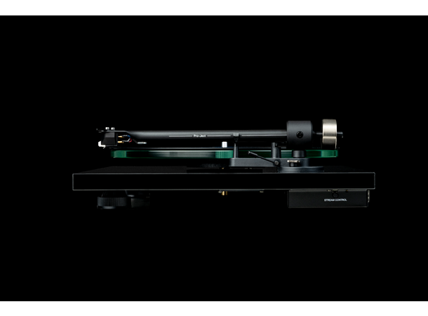 Pro-Ject T2 W - sort piano Platespiller med Wi-Fi