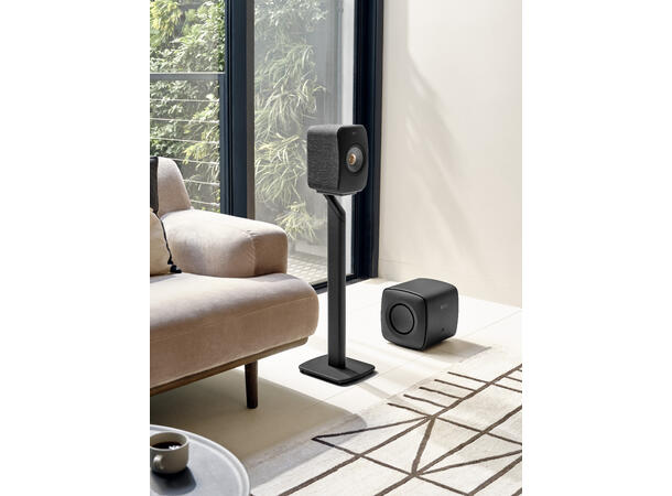 KEF LSX II - sort B-vare Klasseledende aktiv høyttaler 