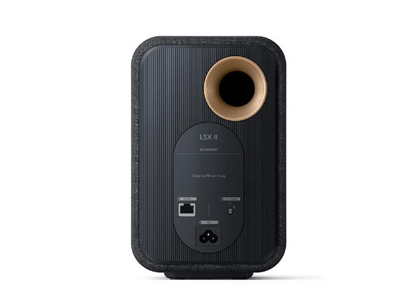 KEF LSX II - sort B-vare Klasseledende aktiv høyttaler 