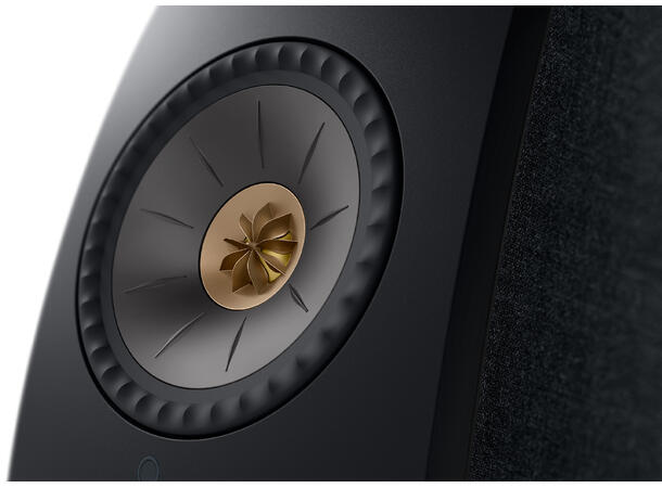 KEF LSX II - sort B-vare Klasseledende aktiv høyttaler 