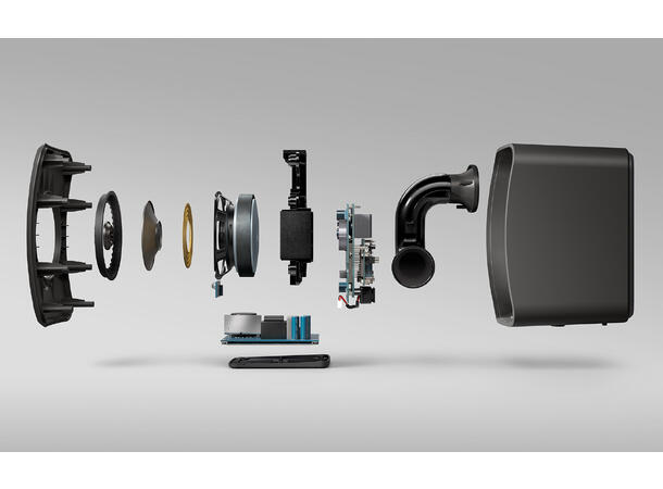 KEF LSX II LT - Hvit Minstemann i den prisvinnende LS-Serien