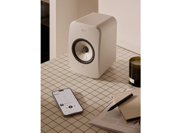 KEF LSX II LT - Hvit Minstemann i den prisvinnende LS-Serien