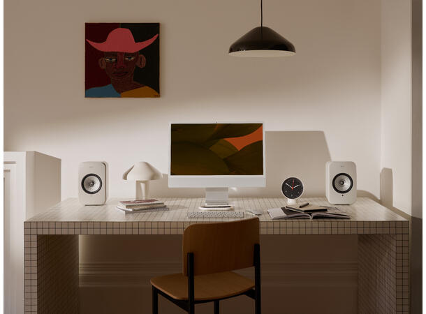 KEF LSX II LT - Hvit Minstemann i den prisvinnende LS-Serien
