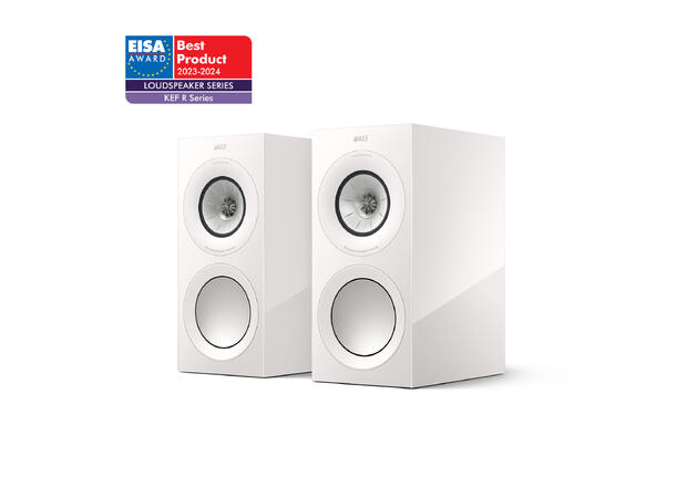 KEF R3 Meta - Hvit "Best-i-klassen" stativhøyttaler