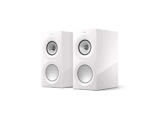 KEF R3 Meta - Hvit "Best-i-klassen" stativhøyttaler
