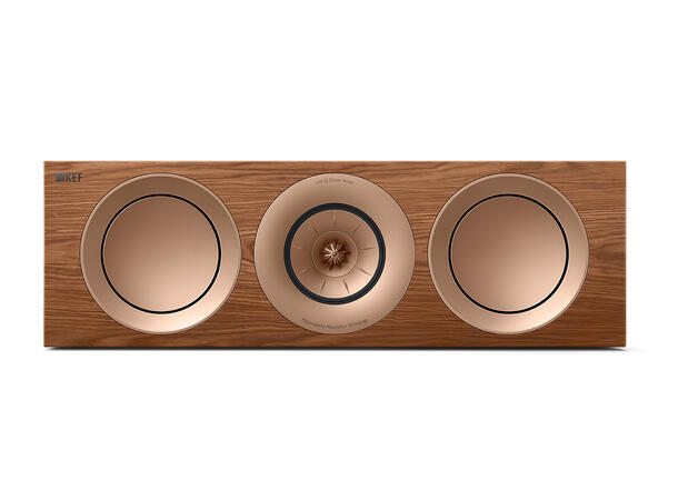 KEF R6 Meta - Valnøtt "Best-i-Klassen" Senterhøyttaler