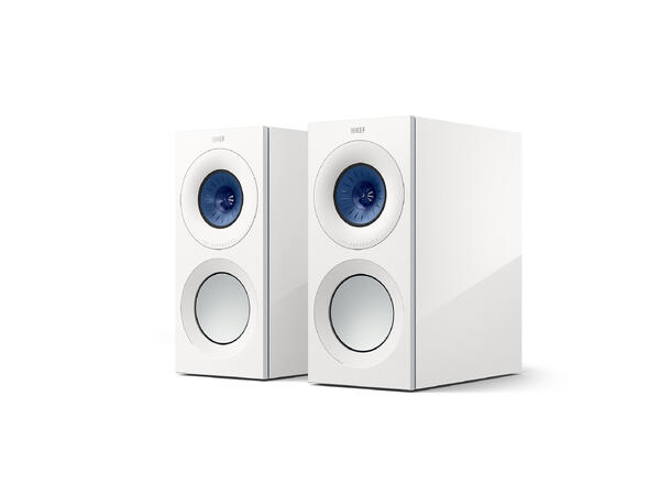 KEF Reference 1 Meta - Hvit /blå Referanse stativhøyttaler