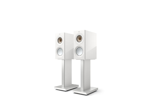 KEF Reference 1 Meta - Hvit/champagne Referanse stativhøyttaler