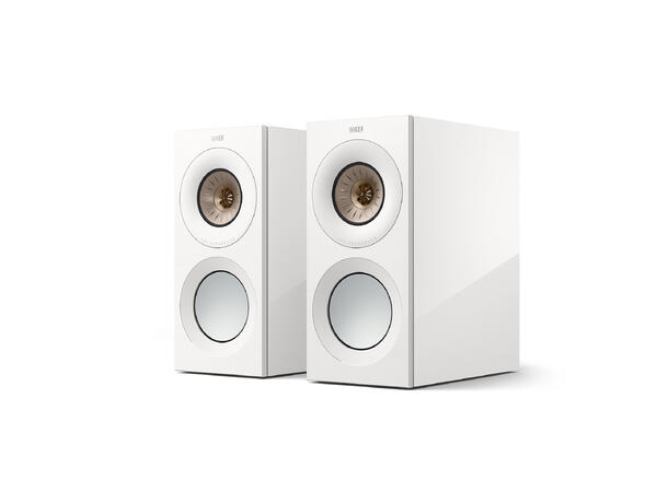 KEF Reference 1 Meta - Hvit/champagne Referanse stativhøyttaler