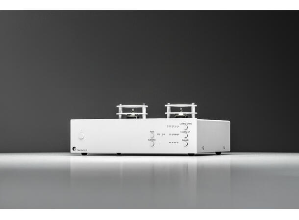 Pro-Ject Tube Box S3 B - sølv Balansert RIAA-trinn med rør - MM/MC 