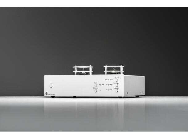 Pro-Ject Tube Box S3 B - sølv Balansert RIAA-trinn med rør - MM/MC