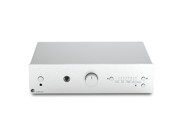 Pro-Ject Uni Box Box S3 - sølv Integrert forsterker med WiiM streaming 