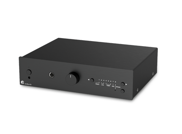 Pro-Ject/WiiM Uni Box Box S3 - sort Integrert forsterker med WiiM streaming 