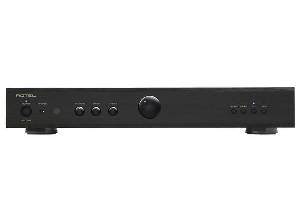 Rotel A10 MKII - sort Integrert forsterker med RIAA