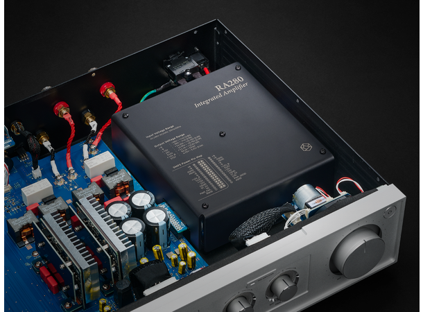 HiFi Rose RA280 - Sølv Integrert klasse AD GaN FET forsterker