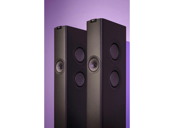 KEF LS60 Wireless - Karbonsort Aktiv gulvstående høyttaler