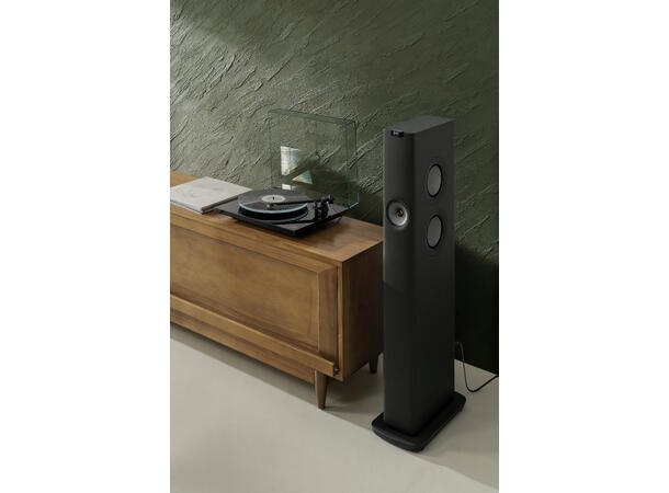 KEF LS60 Wireless - Karbonsort Aktiv gulvstående høyttaler