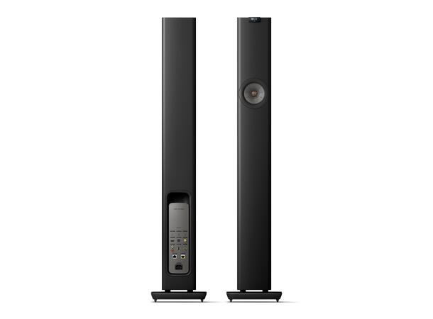 KEF LS60 Wireless - Karbonsort Aktiv gulvstående høyttaler