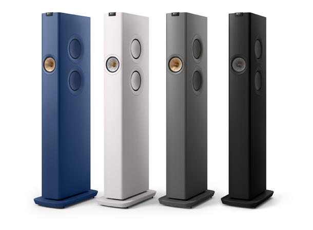 KEF LS60 Wireless - Karbonsort Aktiv gulvstående høyttaler