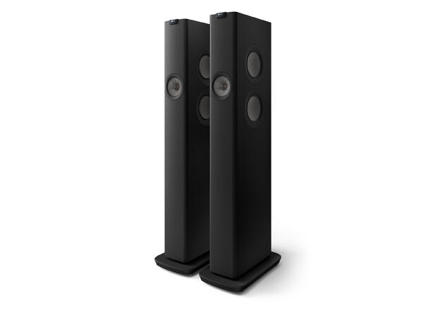 KEF LS60 Wireless - Karbonsort Aktiv gulvstående høyttaler