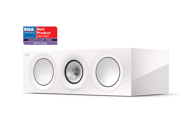 KEF R6 Meta - hvit B-vare "Best-i-Klassen" Senterhøyttaler