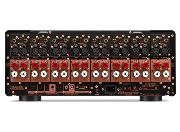 Marantz AMP10 - sort 16-kanals referanseforsterker