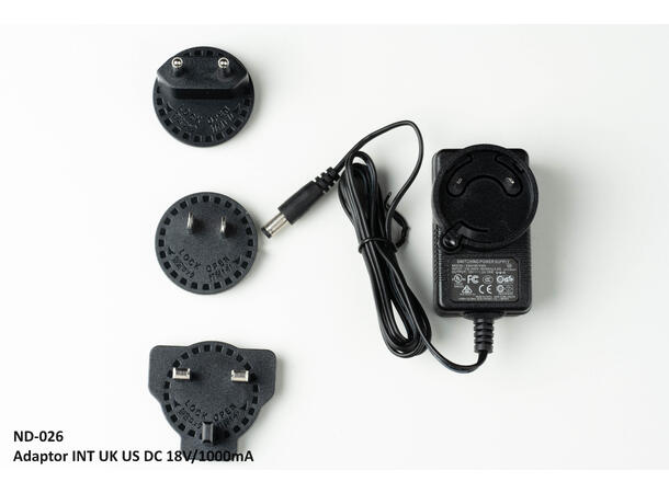 Pro-Ject ND-026 strømforsyning 18V1000mA Reservedel 