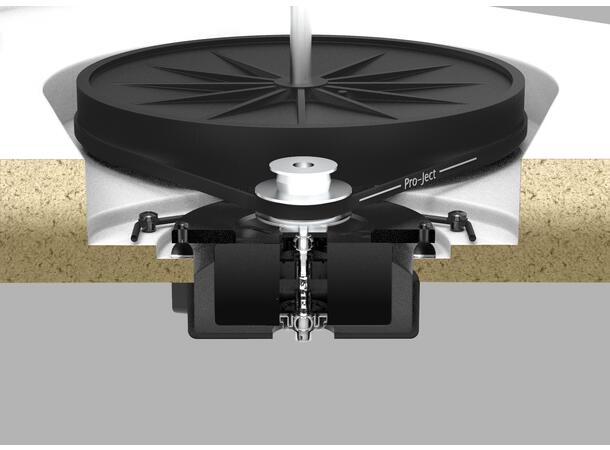 Pro-Ject X1 B platespiller - hvit piano Pick It Pro B pickup - balansert