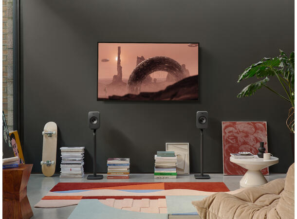 KEF LSX II LT - Grå Minstemann i den prisvinnende LS-Serien