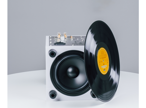 Pro-Ject Sub Box 50 E - hvit høyglans Kompakt subwoofer