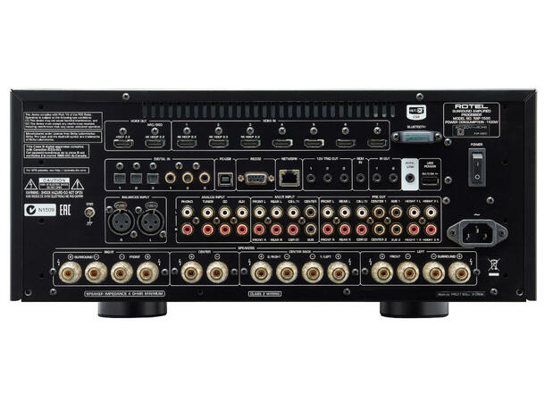 Rotel RAP-1580 Sort Hjemmekino Prosessor