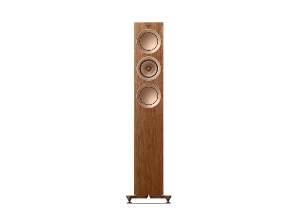 KEF R5 Meta - valnøtt B-vare "Best-i-Klassen" Gulvstående høyttaler