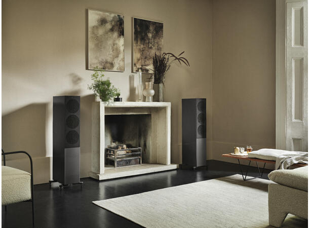 KEF R7 Meta - Titan/rød "Best-i-Klassen" Gulvstående høyttaler