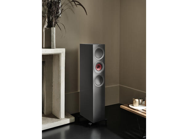 KEF R7 Meta - Titan/rød "Best-i-Klassen" Gulvstående høyttaler