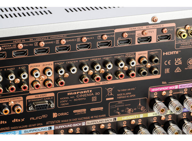 Marantz CINEMA30 - Sort Referanse hjemmekino-receiver