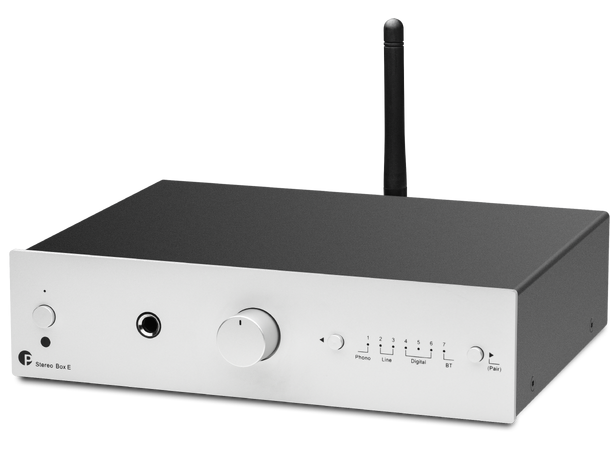 Pro-Ject Stereo Box E - sølv Kompakt forsterker m/bluetooth