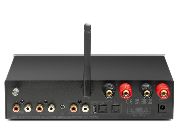 Pro-Ject Stereo Box E - sølv Kompakt forsterker m/bluetooth