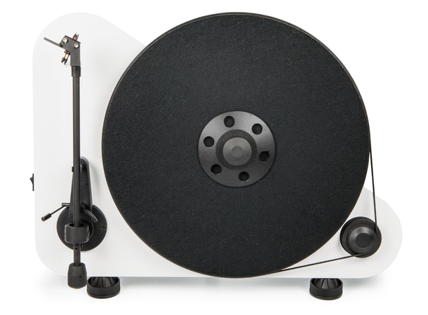 Pro-Ject VT-E BT L OM5e - hvit Verikal patespiller for venstrehendte