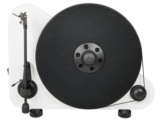 Pro-Ject VT-E BT L OM5e - hvit Verikal patespiller for venstrehendte