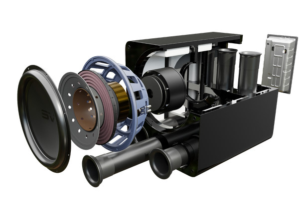 SVS PB17-Ultra R|Evolution - sort eik "Versting"-suben til SVS 