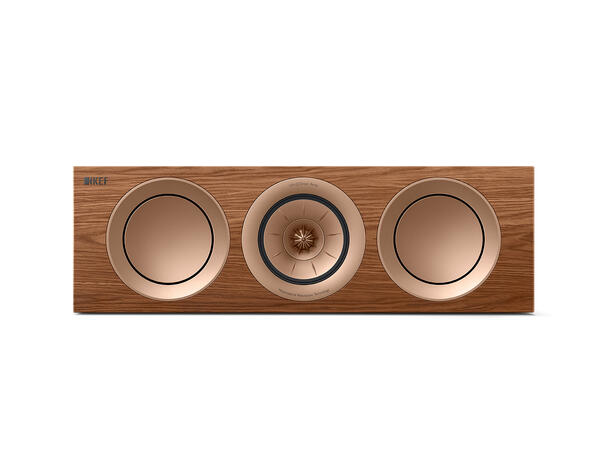 KEF R2 Meta - Valnøtt "Best-i-Klassen" Senterhøyttaler