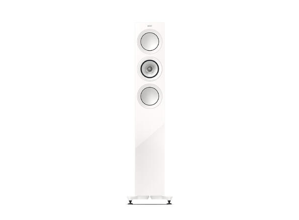 KEF R5 Meta - Hvit 3-veis kompakt gulvstående høyttaler