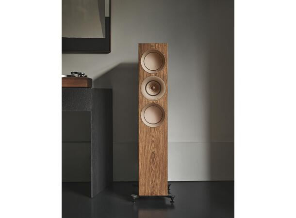 KEF R7 Meta - Valnøtt "Best-i-Klassen" Gulvstående høyttaler 