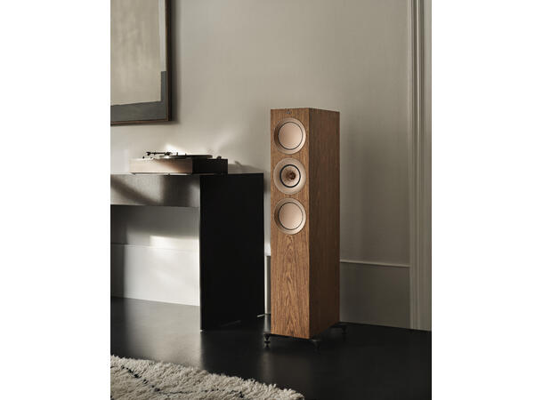 KEF R7 Meta - Valnøtt "Best-i-Klassen" Gulvstående høyttaler 