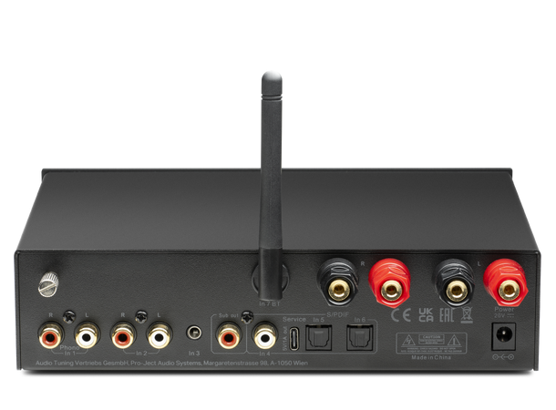 Pro-Ject Stereo Box E - sort Kompakt forsterker m/bluetooth