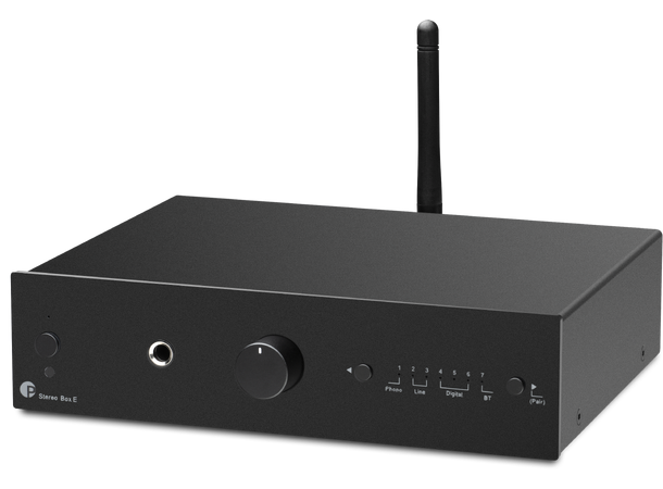Pro-Ject Stereo Box E - sort Kompakt forsterker m/bluetooth