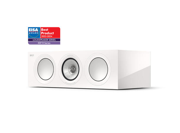 KEF R2 Meta - Hvit "Best-i-Klassen" Senterhøyttaler