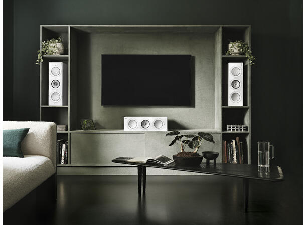 KEF R2 Meta - Hvit "Best-i-Klassen" Senterhøyttaler