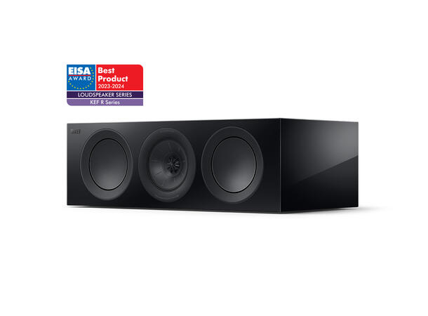 KEF R2 Meta - Sort "Best-i-Klassen" Senterhøyttaler